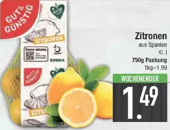 E-Center GUT & GÜNSTIG Zitronen Angebot