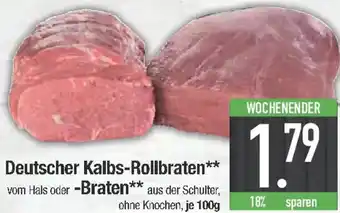 E-Center Deutscher Kalbs-Rollbraten oder Braten Angebot