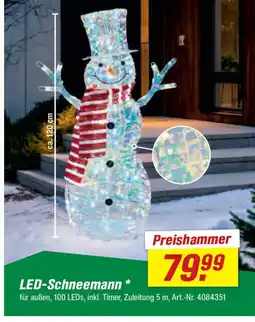 toom Baumarkt LED-Schneemann Angebot