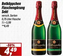 Simmel Rotkäppchen Flaschengärung Sekt Angebot