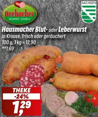 Simmel Drebacher Hausmacher Blut- oder Leberwurst Angebot