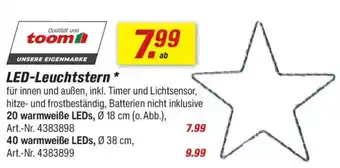 toom Baumarkt LED-Leuchtstern Angebot