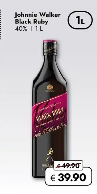 Travel Free Johnnie walker black ruby Angebot
