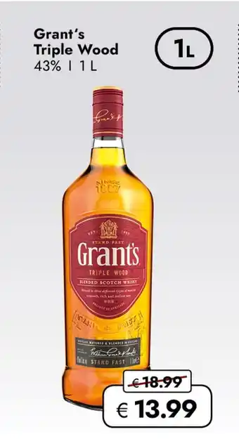 Travel Free Grant’s triple wood Angebot