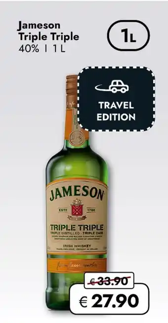 Travel Free Jameson triple triple Angebot