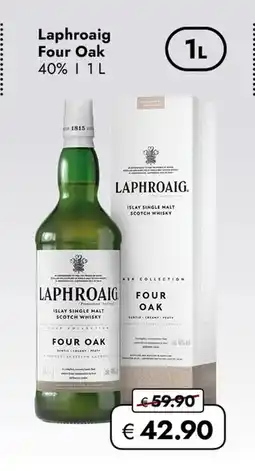 Travel Free Laphroaig four oak Angebot
