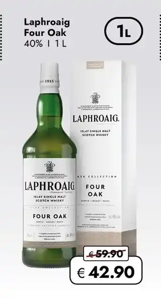 Travel Free Laphroaig four oak Angebot
