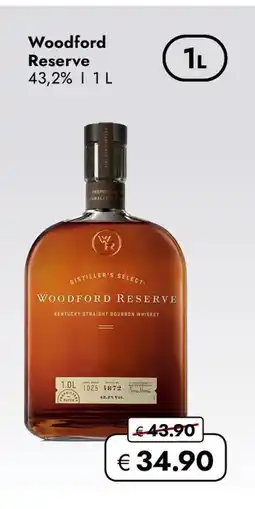 Travel Free Woodford reserve bourbon whiskey Angebot