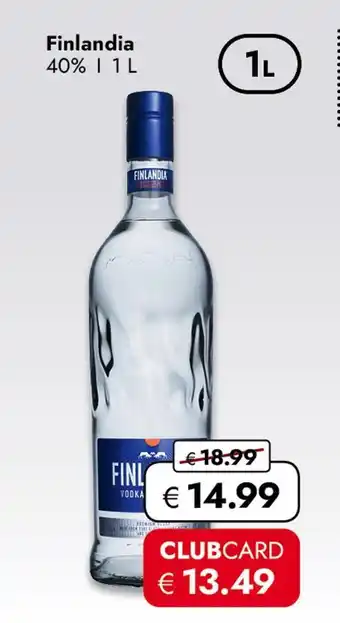 Travel Free Finlandia vodka Angebot