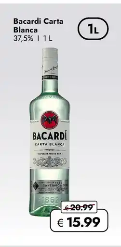 Travel Free Bacardi carta blanca Angebot