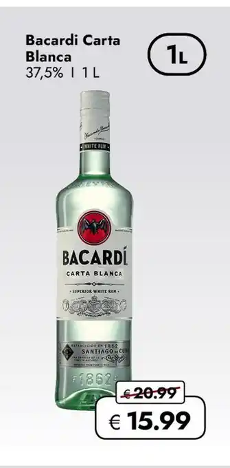 Travel Free Bacardi carta blanca Angebot