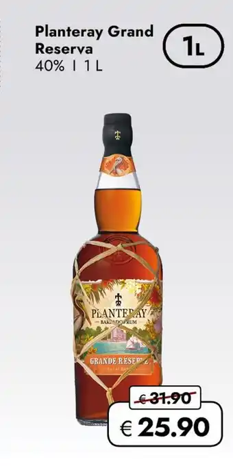 Travel Free Planteray grand reserva Angebot