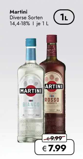 Travel Free Martini bianco vermouth oder rosso vermouth Angebot