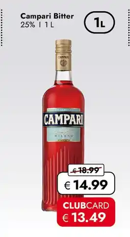 Travel Free Campari bitter Angebot