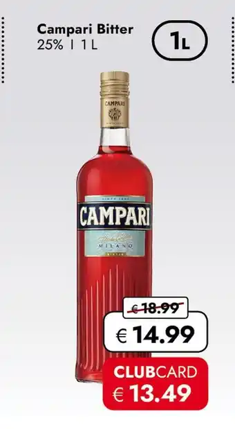 Travel Free Campari bitter Angebot