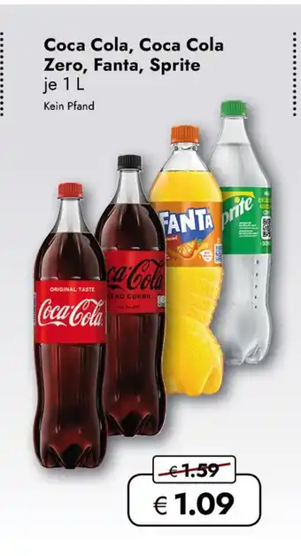 Travel Free Coca cola coca cola, coca-cola zero, fanta, sprite Angebot