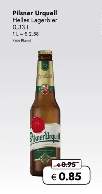 Travel Free Pilsner urquell helles lagerbier Angebot