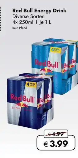 Travel Free Red bull energy drink Angebot