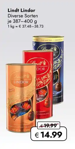 Travel Free Lindt lindor pralinen Angebot