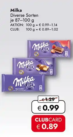 Travel Free Milka schokolade Angebot