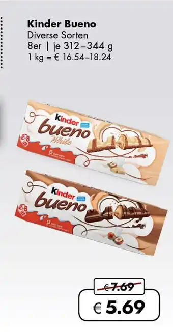 Travel Free Kinder bueno Angebot