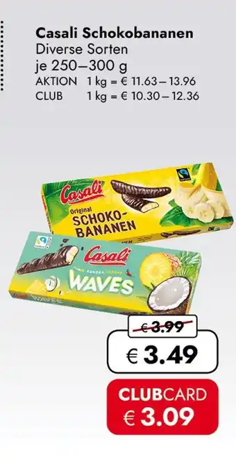 Travel Free Casali schokobananen Angebot