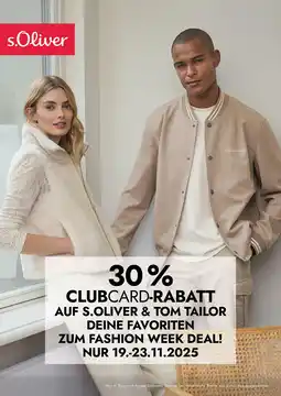 Travel Free S.oliver 30 % clubcard-rabatt Angebot