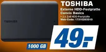 Expert Toshiba externe hdd-festplatte canvio basics Angebot