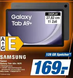 Expert Samsung tablet galaxy tab a9+ wifi Angebot