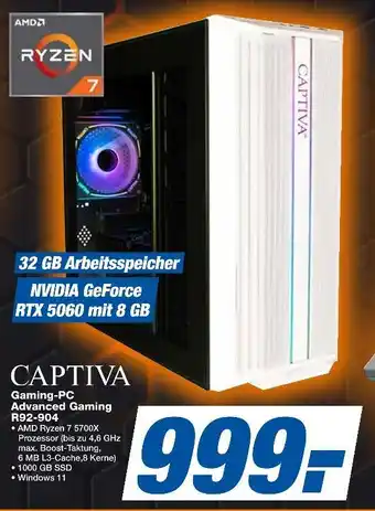 Expert Captiva gaming-pc advanced gaming r92-904 Angebot