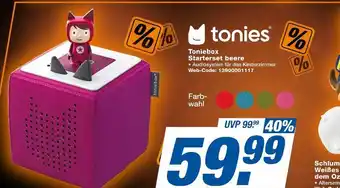 Expert Tonies toniebox starterset beere Angebot