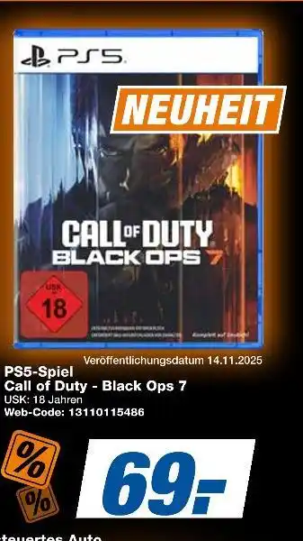 Expert Ps5 call of duty - black ops 7 Angebot