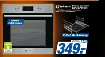 Expert Bauknecht einbau-backofen bar2 kp8v2 in Angebot