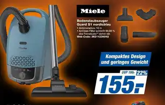 Expert Miele bodenstaubsauger guard s1 nordicblau Angebot