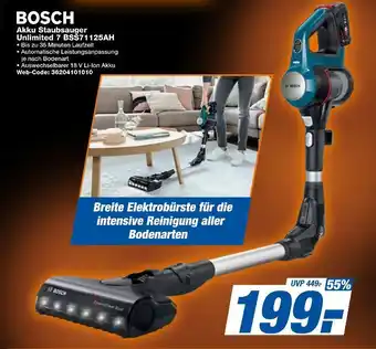 Expert Bosch akku staubsauger unlimited 7 bss71125ah Angebot