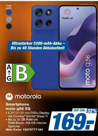 Expert Motorola smartphone moto g56 5g Angebot