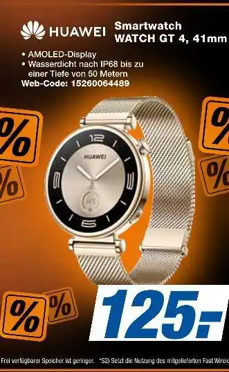 Expert Huawei smartwatch watch gt 4, 41mm Angebot