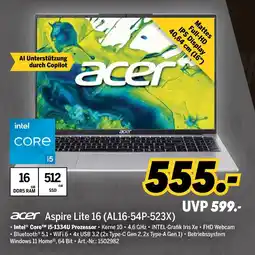 MEDIMAX Acer aspire lite 16 (al16-54p-523x) Angebot