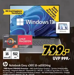 MEDIMAX Hp notebook envy x360 16-ad0654ng Angebot