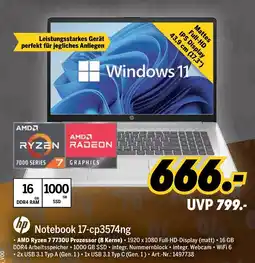 MEDIMAX Hp notebook 17-cp3574ng Angebot