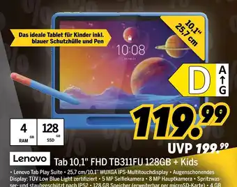 MEDIMAX Lenovo tab 10,1 fhd tb311fu 128gb + kids Angebot