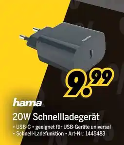 MEDIMAX Hama 20w schnellladegerät Angebot