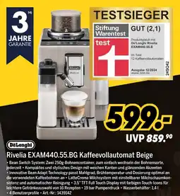 MEDIMAX De'longhi rivelia exam440.55.bg kaffeevollautomat beige Angebot