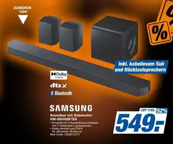 Expert Samsung soundbar mit subwoofer hw-q935gf/zg Angebot