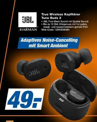 Expert Jbl true wireless kopfhörer tune buds 2 Angebot