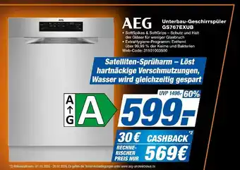 Expert Aeg unterbau-geschirrspüler gs767exub Angebot