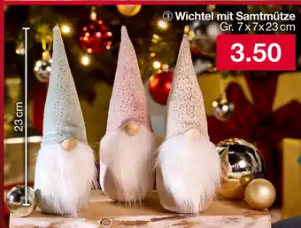 Woolworth Wichtel mit samtmütze Angebot
