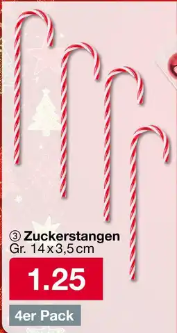 Woolworth Zuckerstangen Angebot