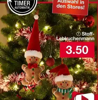 Woolworth Stoff-lebkuchenmann Angebot