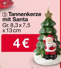 Woolworth Tannenkerze mit santa Angebot